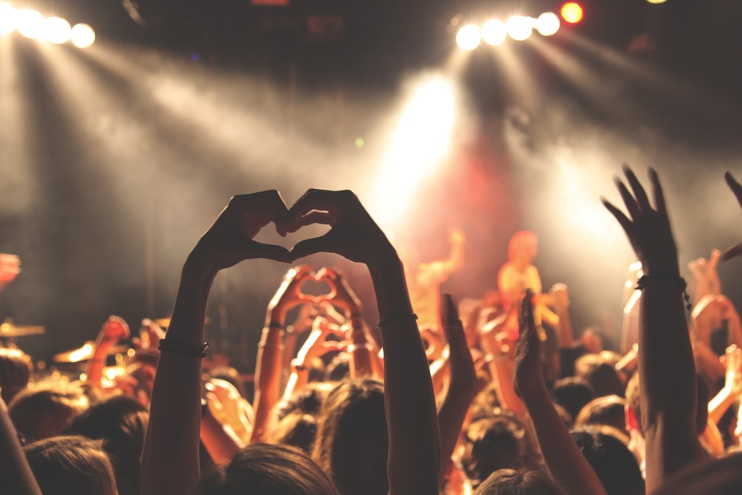 in a concert